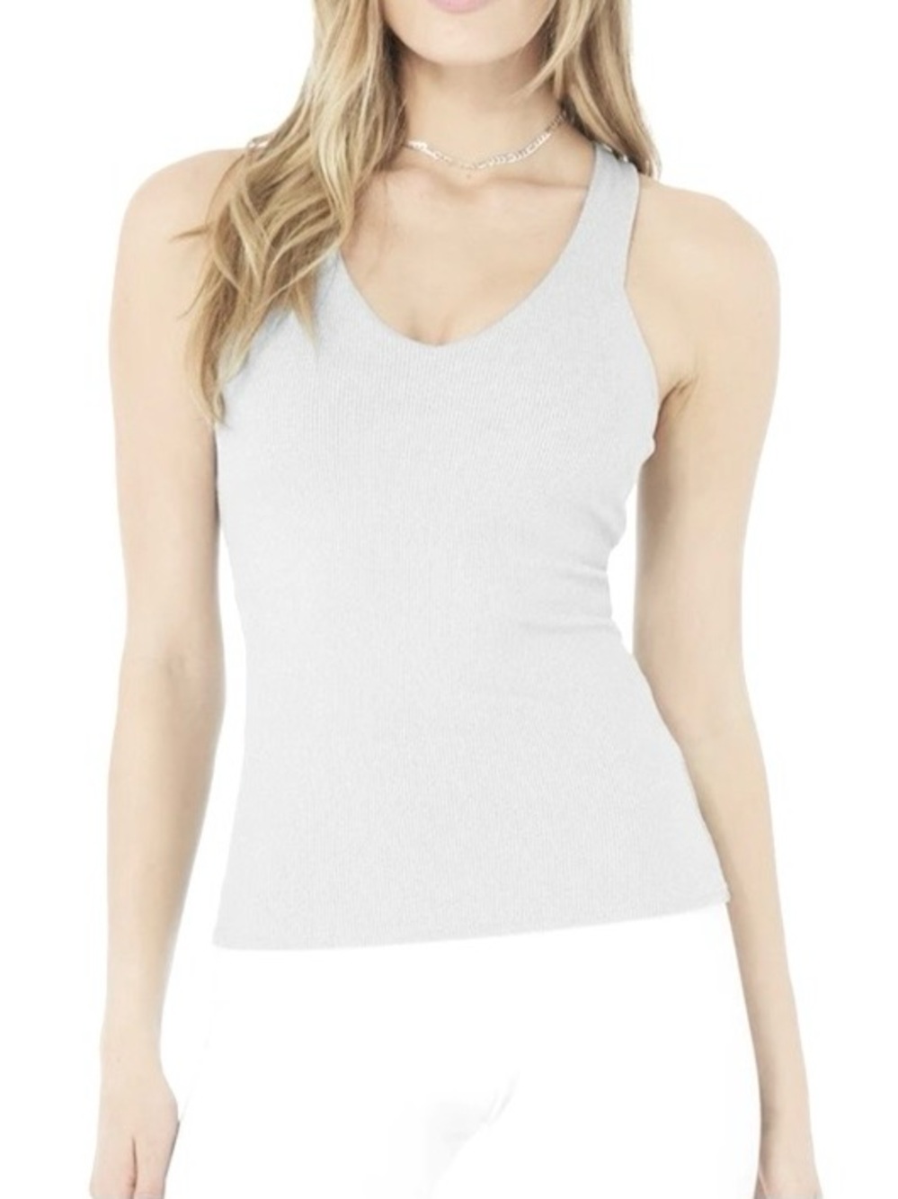 ALO Ribbed Elevate Tank Top - Picture 4 of 5